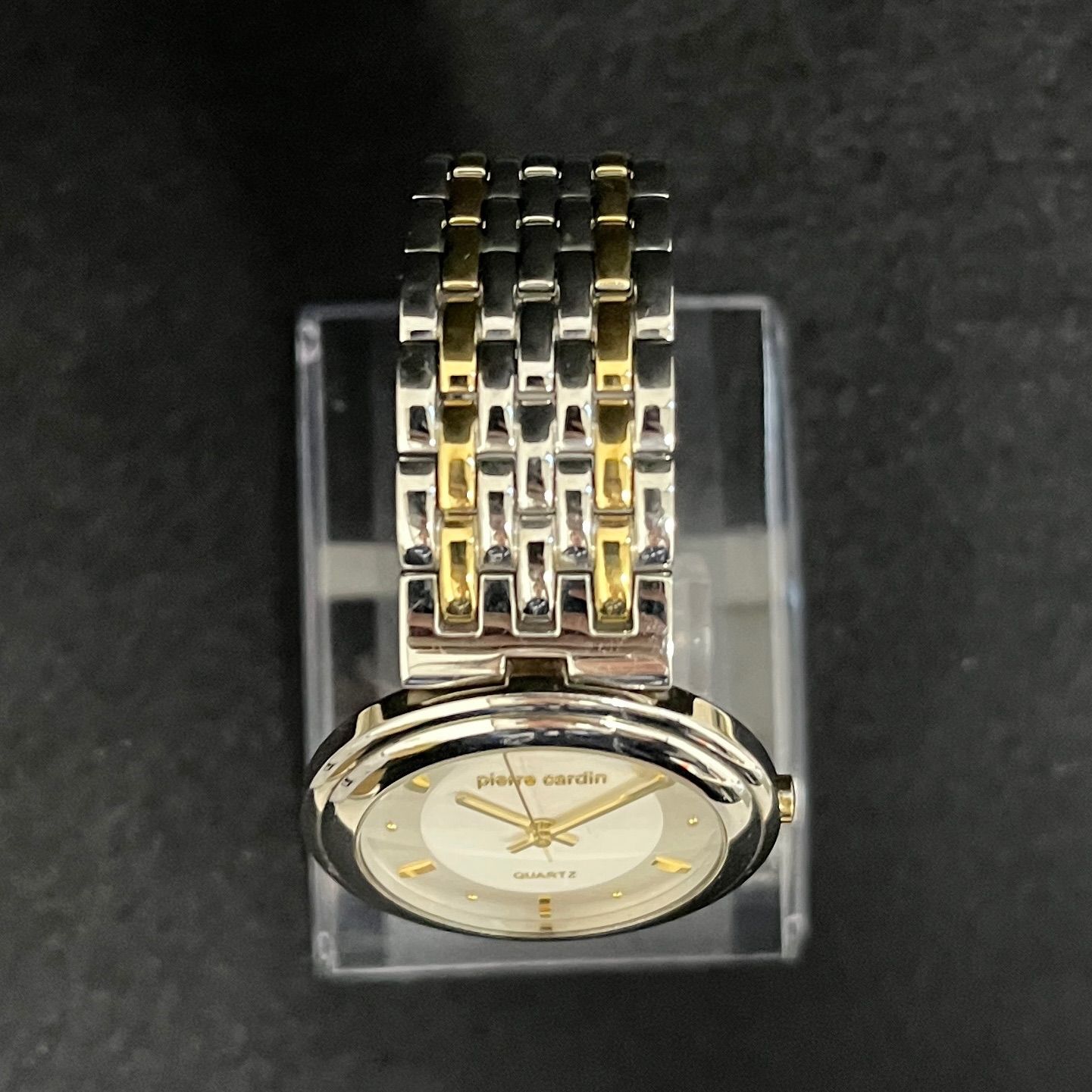 稼働品】 pierre cardin ピエール カルダン クォーツ アナログ 腕時計
