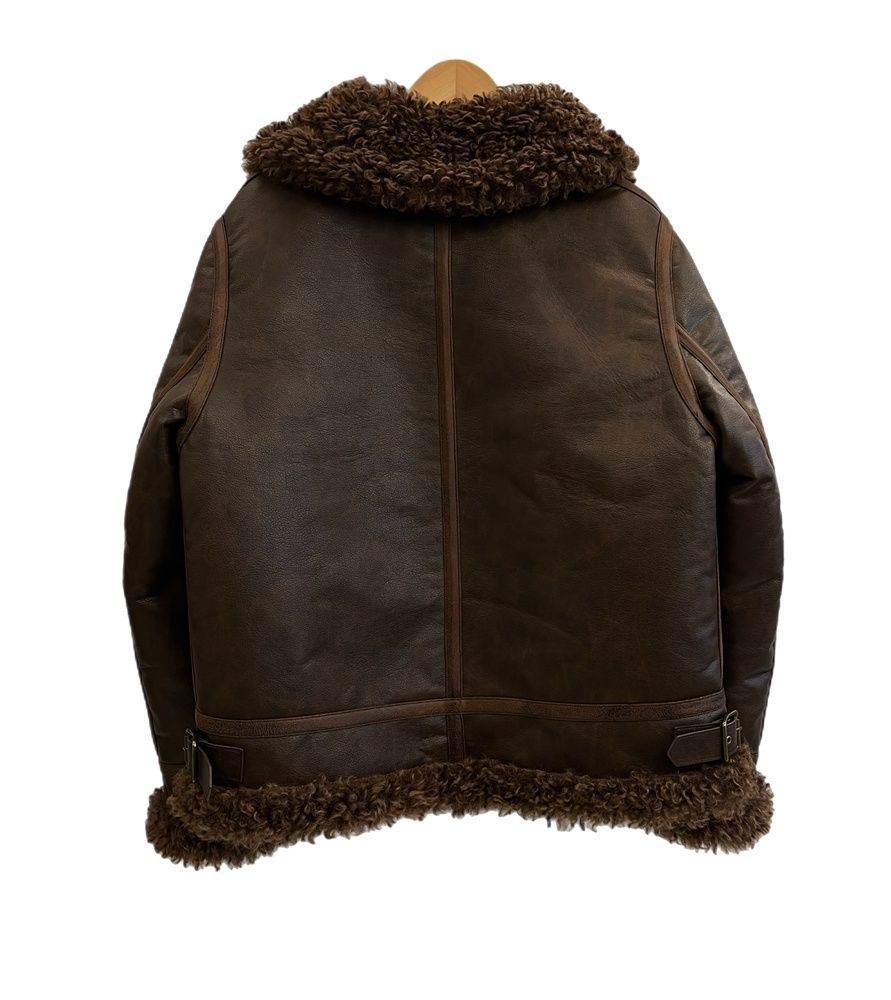 マウジー moussy AGED AVIATOR JACKET エイジドアビエータージャケット ボア 茶 010HAS30-1341 ジャケット ブラウン フリーサイズ 101LT-217