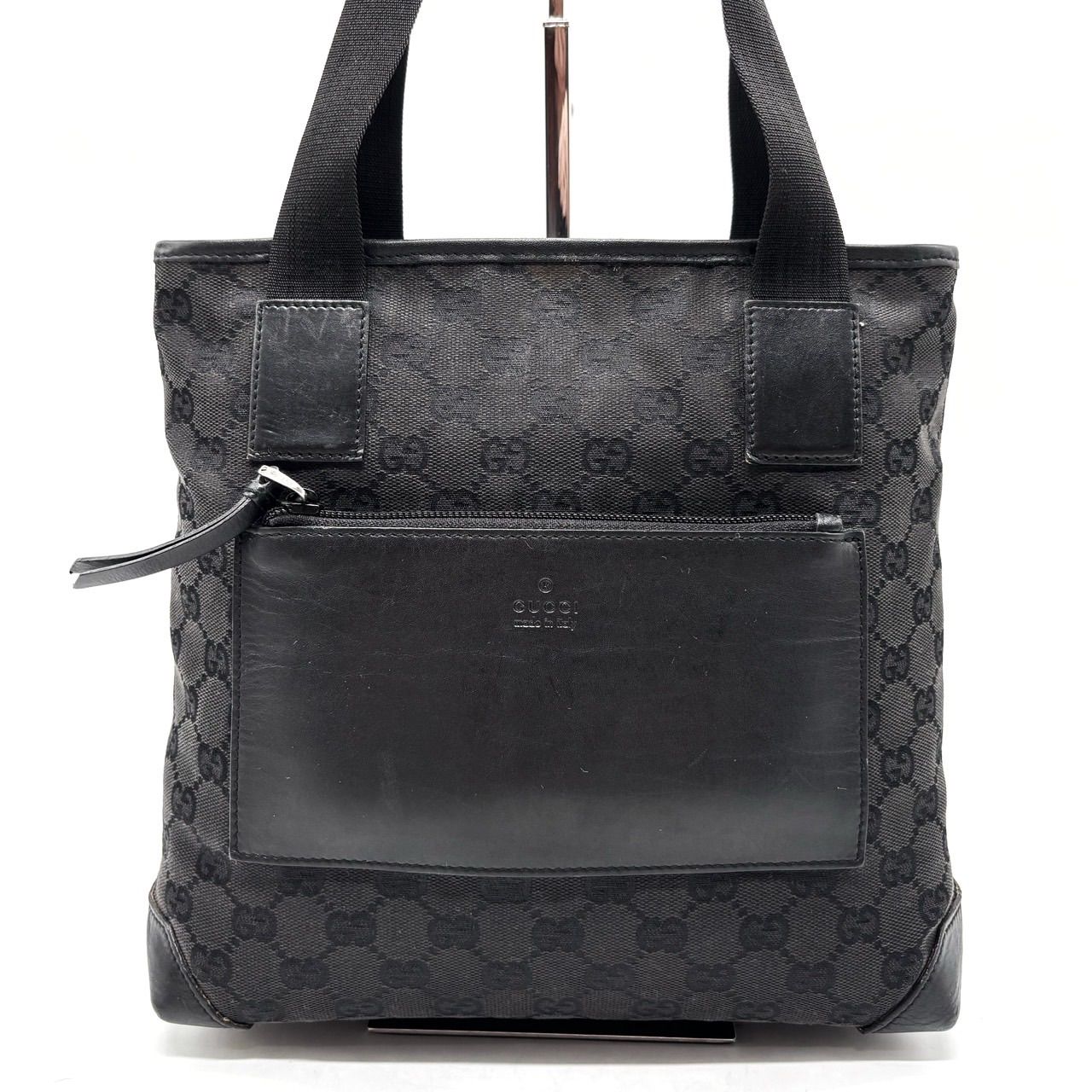 良品】 GUCCI グッチ GG柄 キャンバス ハンドバッグ トートバッグ 