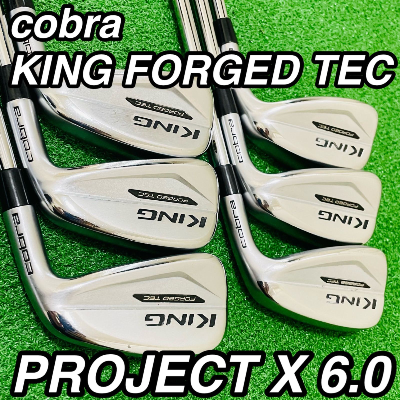 9304 cobra KING FORGED TEC コブラ アイアン6本セット メンズ 右利き RIFLE PROJECT X 6.0 5.6.7.8.9.P ライフル