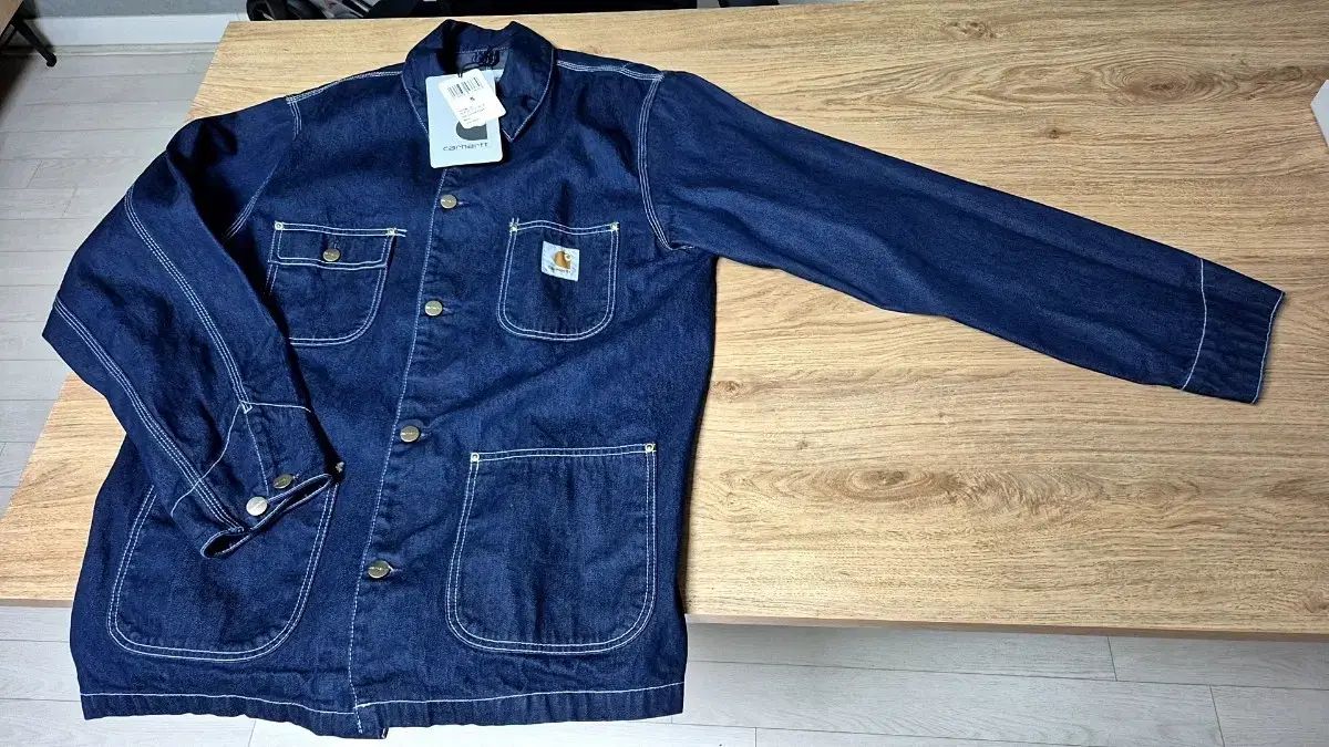 カーハート チョアコート ワンウォッシュデニム s 100