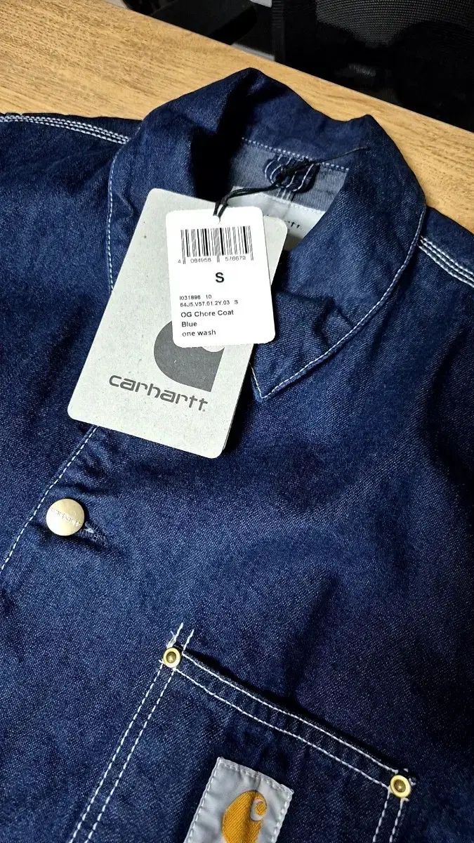 カーハート チョアコート ワンウォッシュデニム s 100