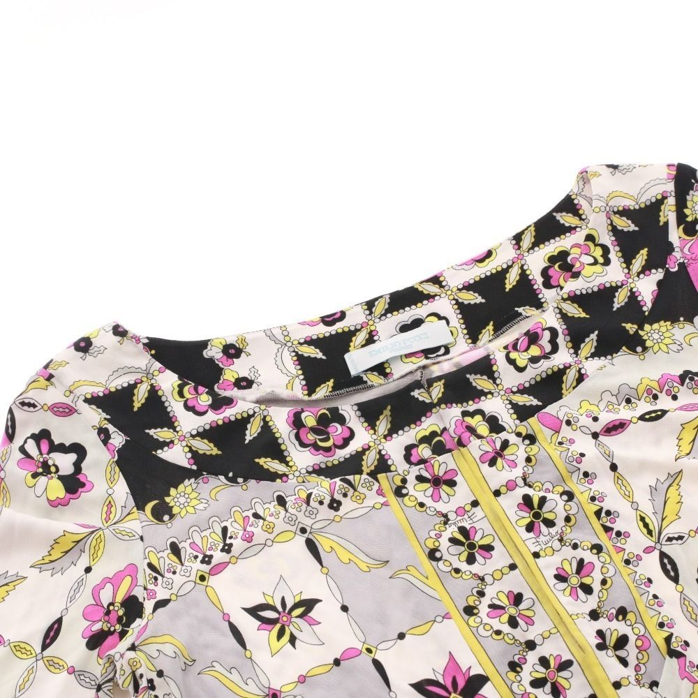 □ EMILIO PUCCI カットソー ミニワンピース 長袖 トップス 前カン 総