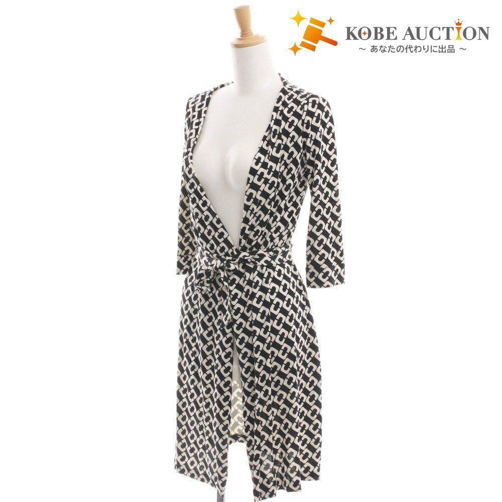 □ DIANE von FURSTENBERG ラップワンピース 半袖 トップス アウター
