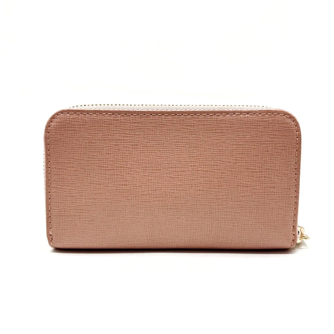良品】FURLA フルラ サフィアーノレザー 長財布 ピンク 小銭入れ 