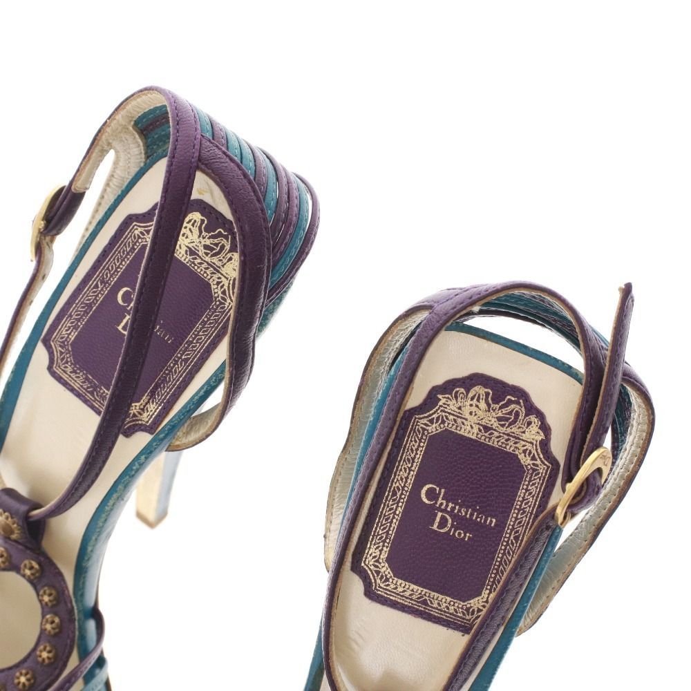 □ クリスチャンディオール サンダル 靴 パーティ ピンヒール