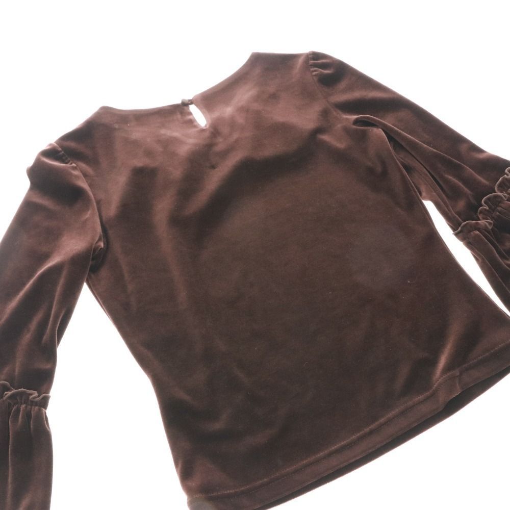 ベロアトップス 七分袖