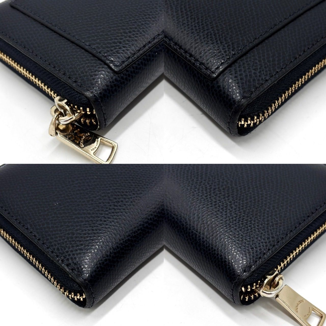 ✨良品✨ COACH 長財布 ゴールド金具 ロングウォレット ラウンド