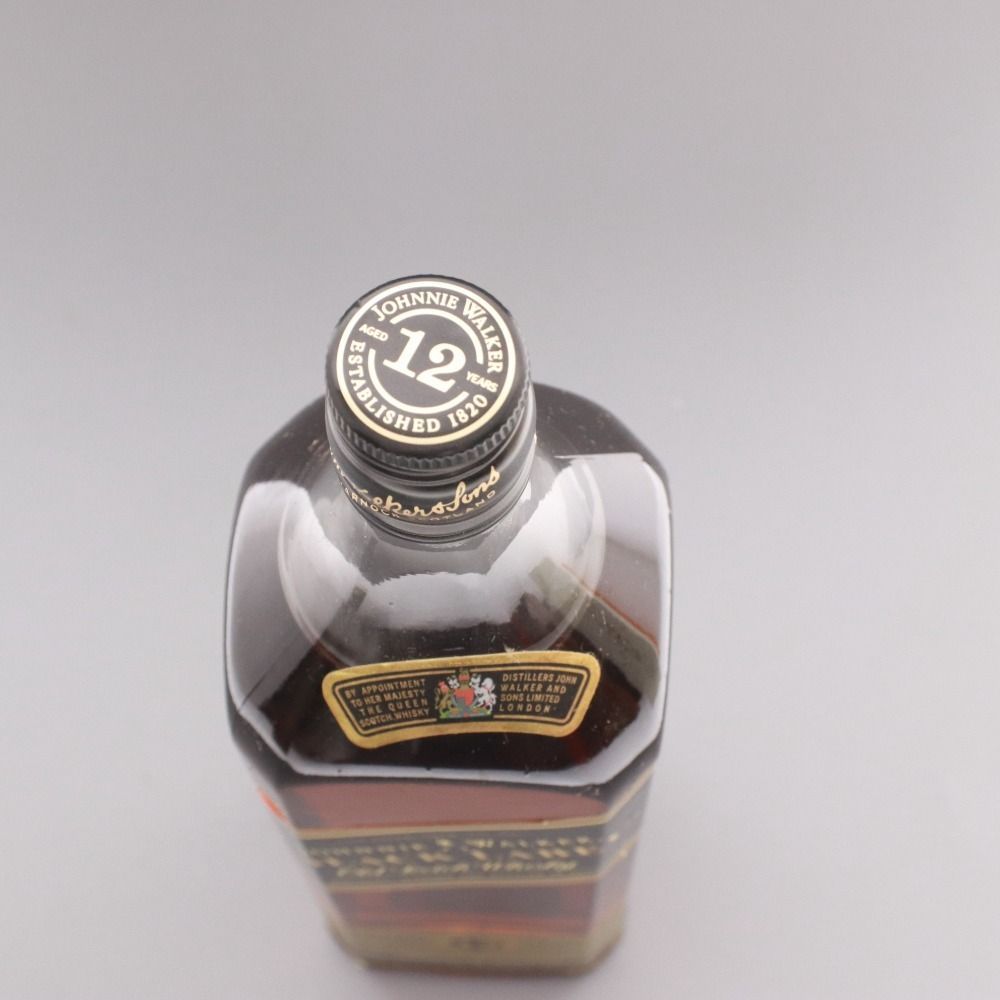 □ 酒 ウイスキー ジョニーウォーカー ブラックラベル スコッチ