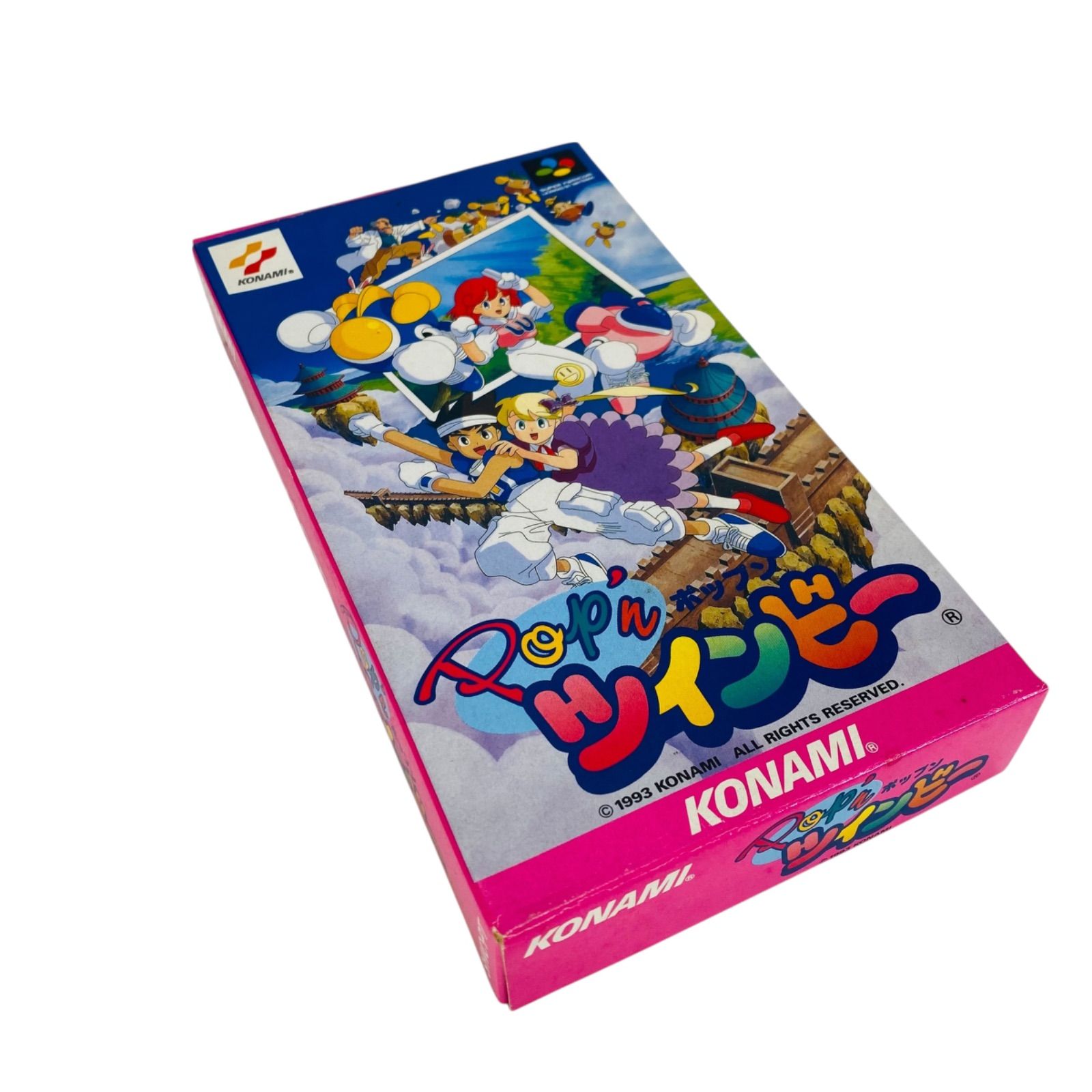 ポップンツインビー スーパーファミコンソフト 箱説付き - メルカリ