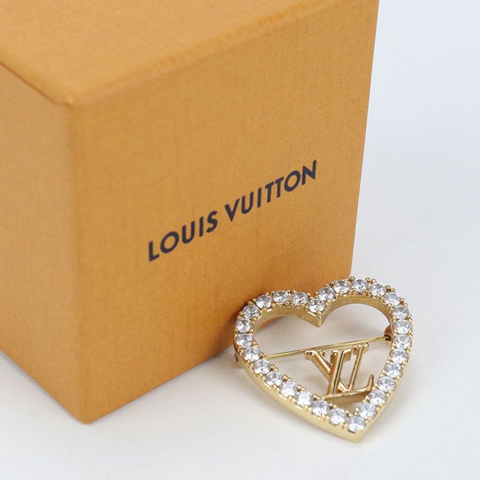 LOUIS VUITTON ルイヴィトン マイLVラブ M02163 ブローチ メタル レディース
