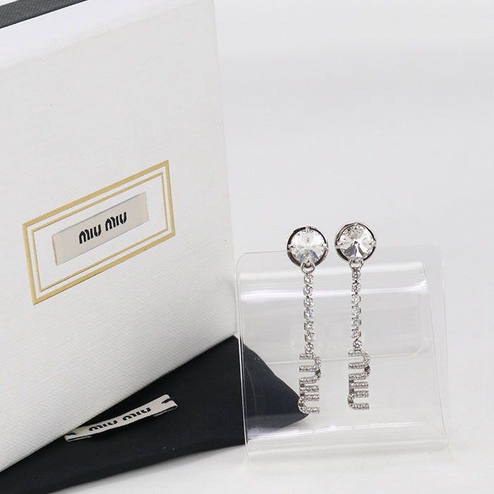 MIUMIU OUTLET ミュウミュウ アウトレット 5IO058 2DNC F0OKL ピアス メタル レディース