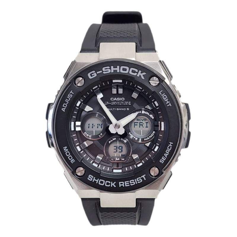 CASIO カシオ G-SHOCK GST-W300-1AJF 腕時計メンズ タフソーラー ブラック文字盤 動作品 32511K137