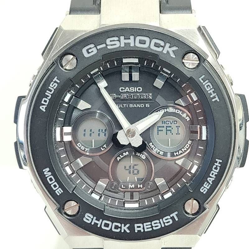 CASIO カシオ G-SHOCK GST-W300-1AJF 腕時計メンズ タフソーラー ブラック文字盤 動作品 32511K137
