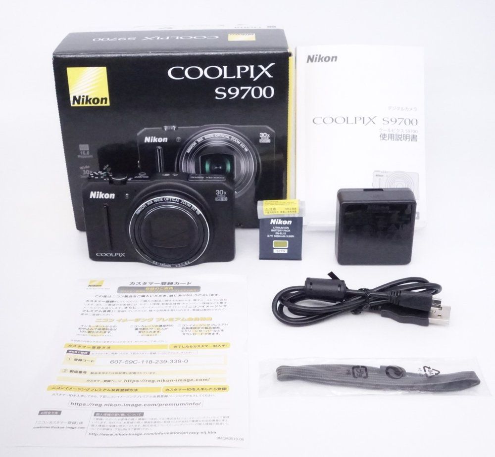 上品 ニコン Nikon デジタルカメラ S 9700 光学30倍 1605万画素 プレシャスブラック BK D 11014 A