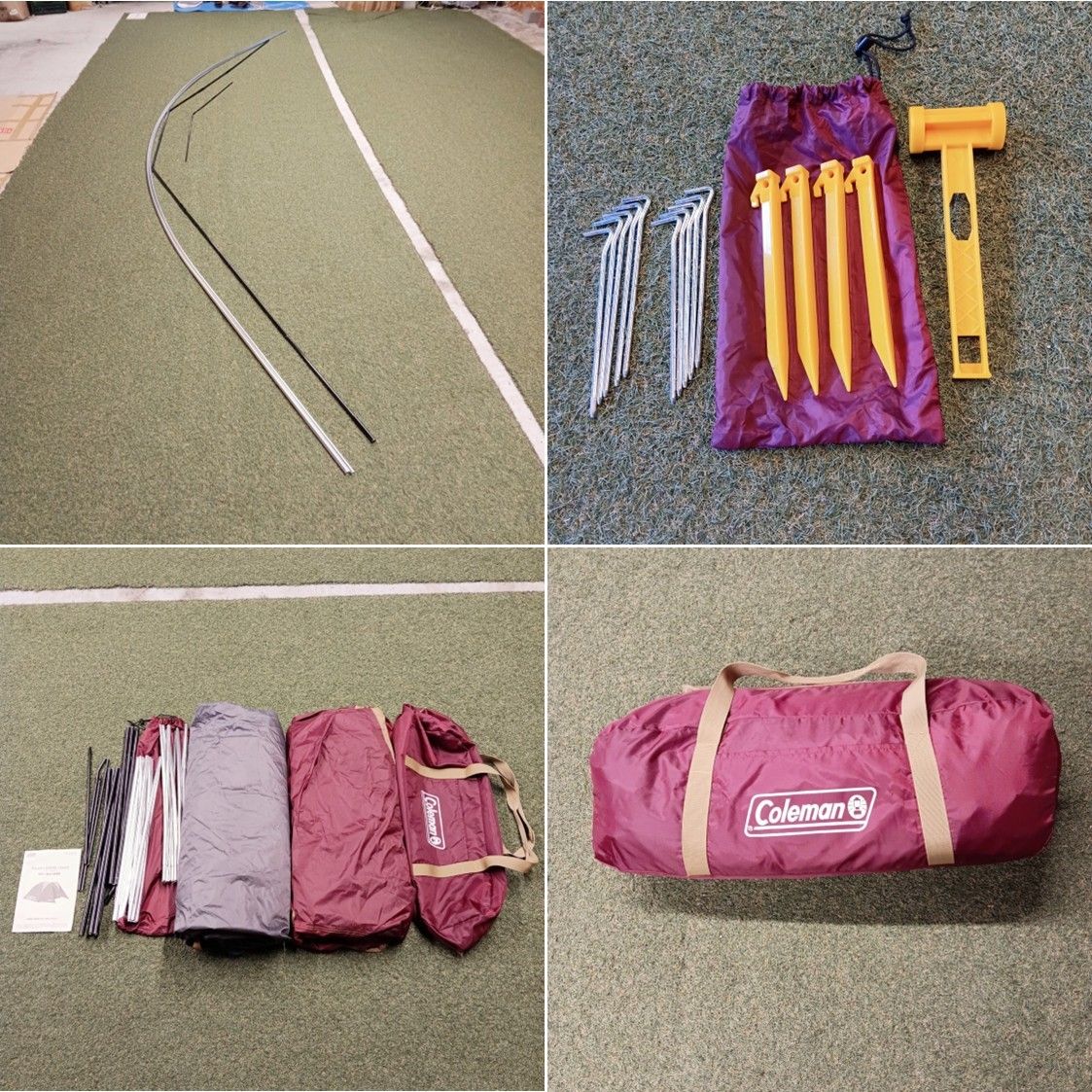 Coleman コールマン タフドーム3025 バーガンディ 廃盤 OLIVEOS_COM_TR