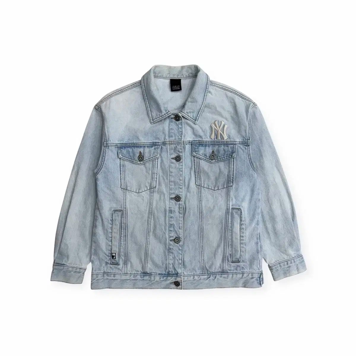 MLB ビックロゴ ニューヨーク ヤンキース デニム ジャケット 90s