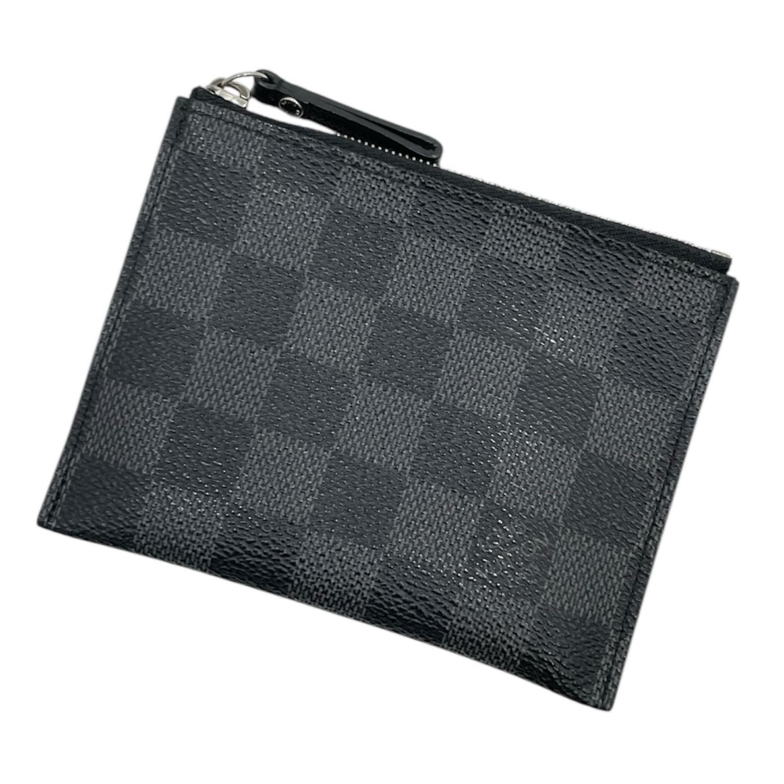 LOUIS VUITTON ルイ ヴィトン ポルトフォイユ コンパクト モデュラブル ダミエ グラフィット コインケース ポーチ N 63083 ブラック