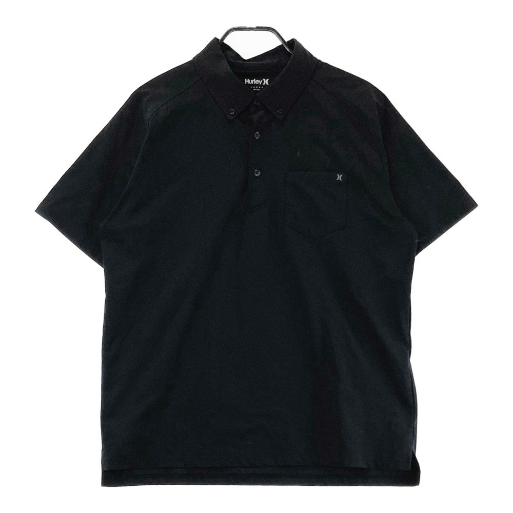 サイズ LARGE HURLEY AW 半袖ポロシャツ ブラック系 240101563526 ゴルフウェア メンズ ストスト