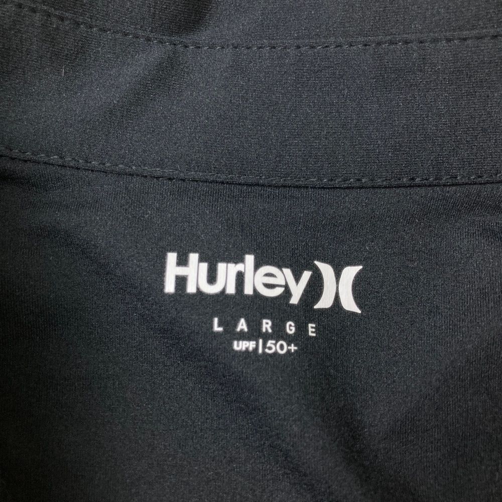 サイズ：LARGE HURLEY（AW） 半袖ポロシャツ ブラック系 [240101563526