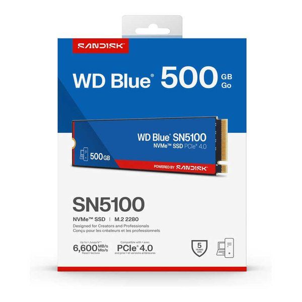 SANDISK サンディスク M 2 NVMe SSD 500 GB WDBlue 2659241