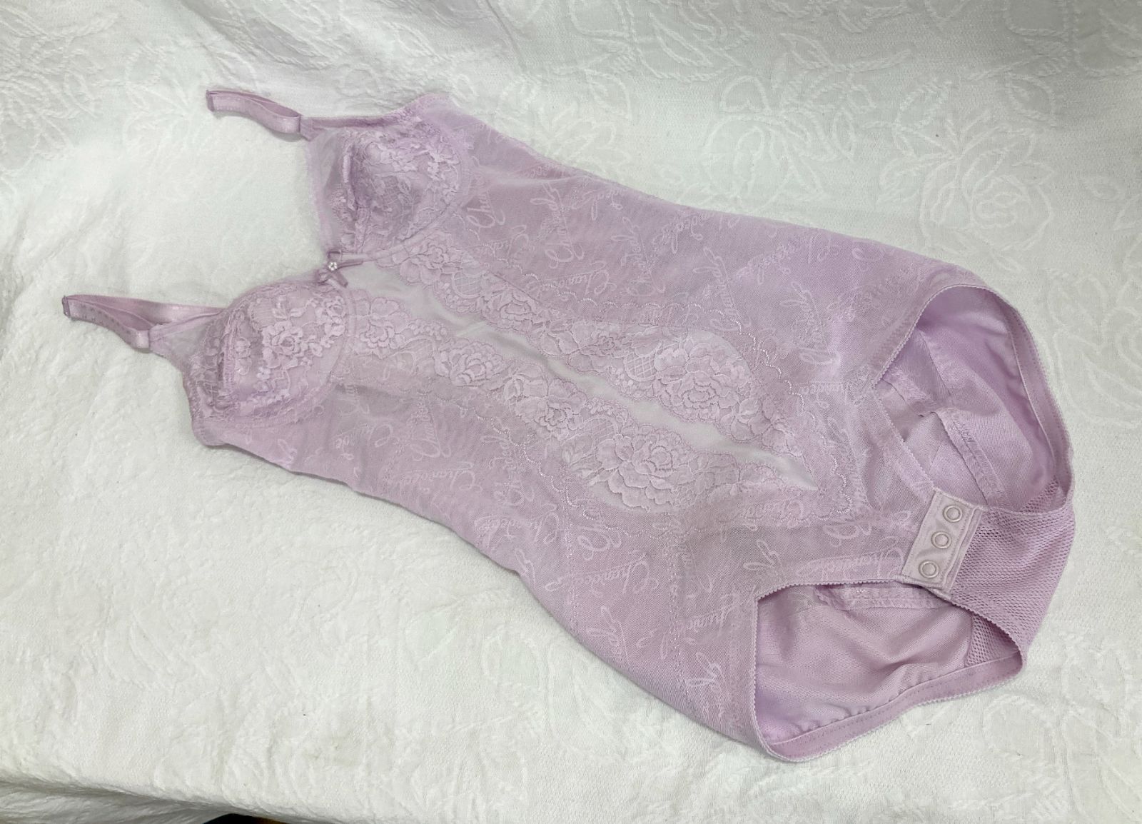 シャンデール　ロングボディスーツ　ピオニーパープル　F95　未使用品 シャンデール ロングボディスーツ ピオニーパープル F95 未使用品 下着