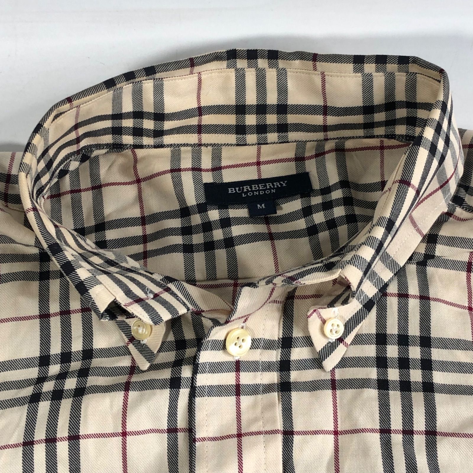 A1117-8-5 BURBERRY バーバリー ノバチェック メンズ ボタンダウン
