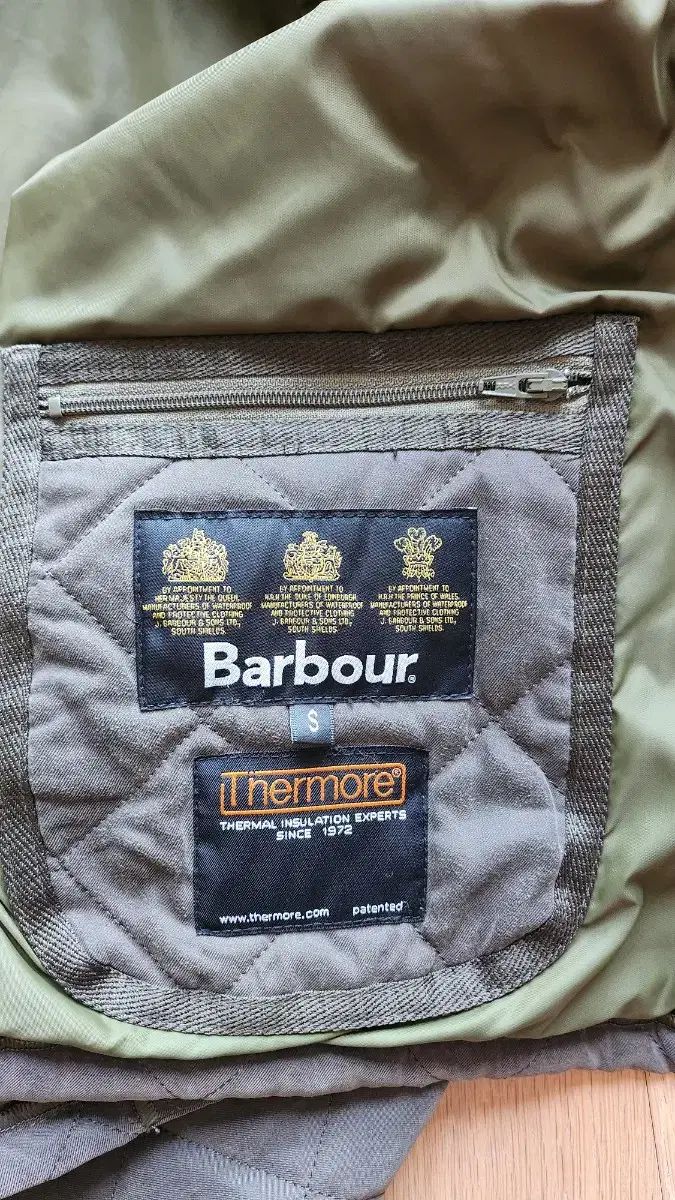 バブアー サーモア キルティング ジャケット ODELLYA_COM