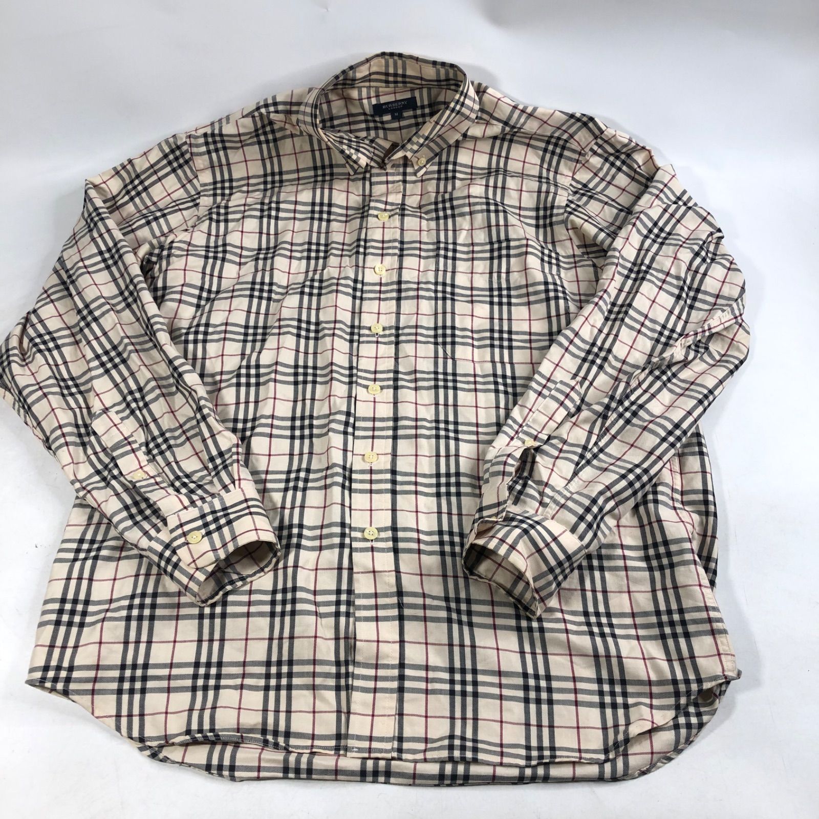 A1117-8-5 BURBERRY バーバリー ノバチェック メンズ ボタンダウン
