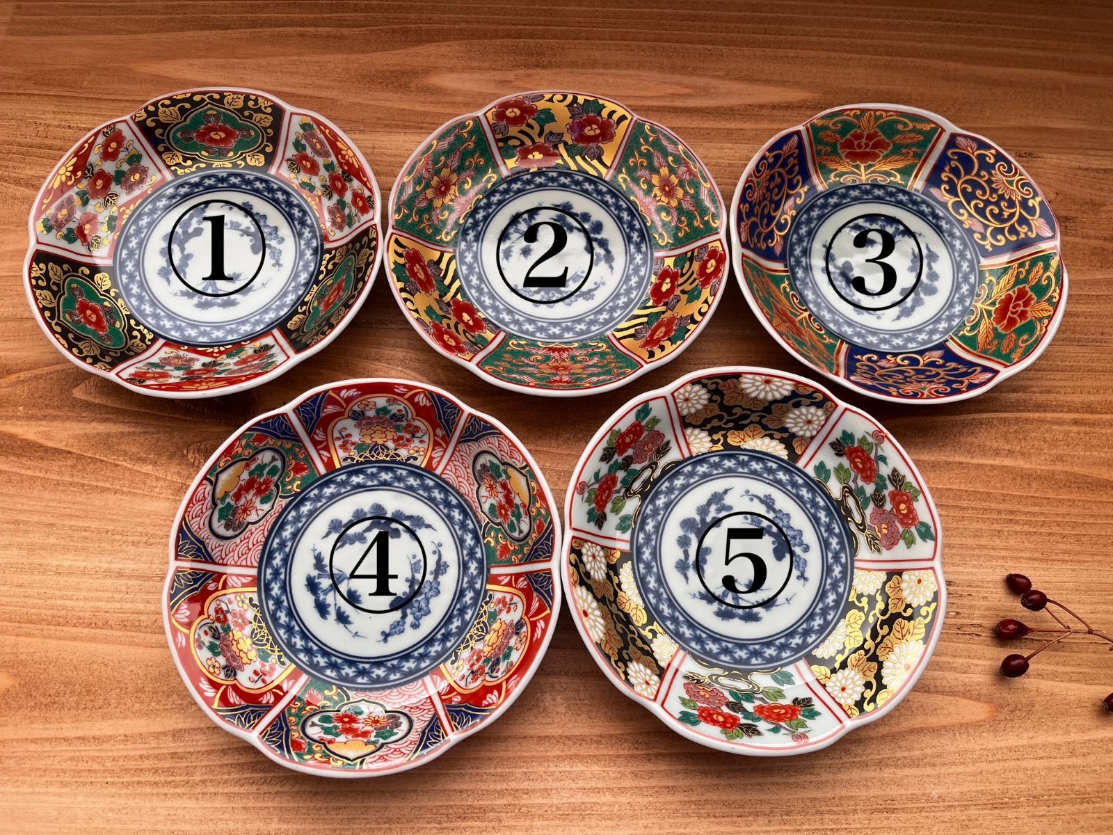 20枚 ５種 セット 有田焼 花形皿 取り皿 祝い お花見 もてなし料理 宴会 お節 お正月