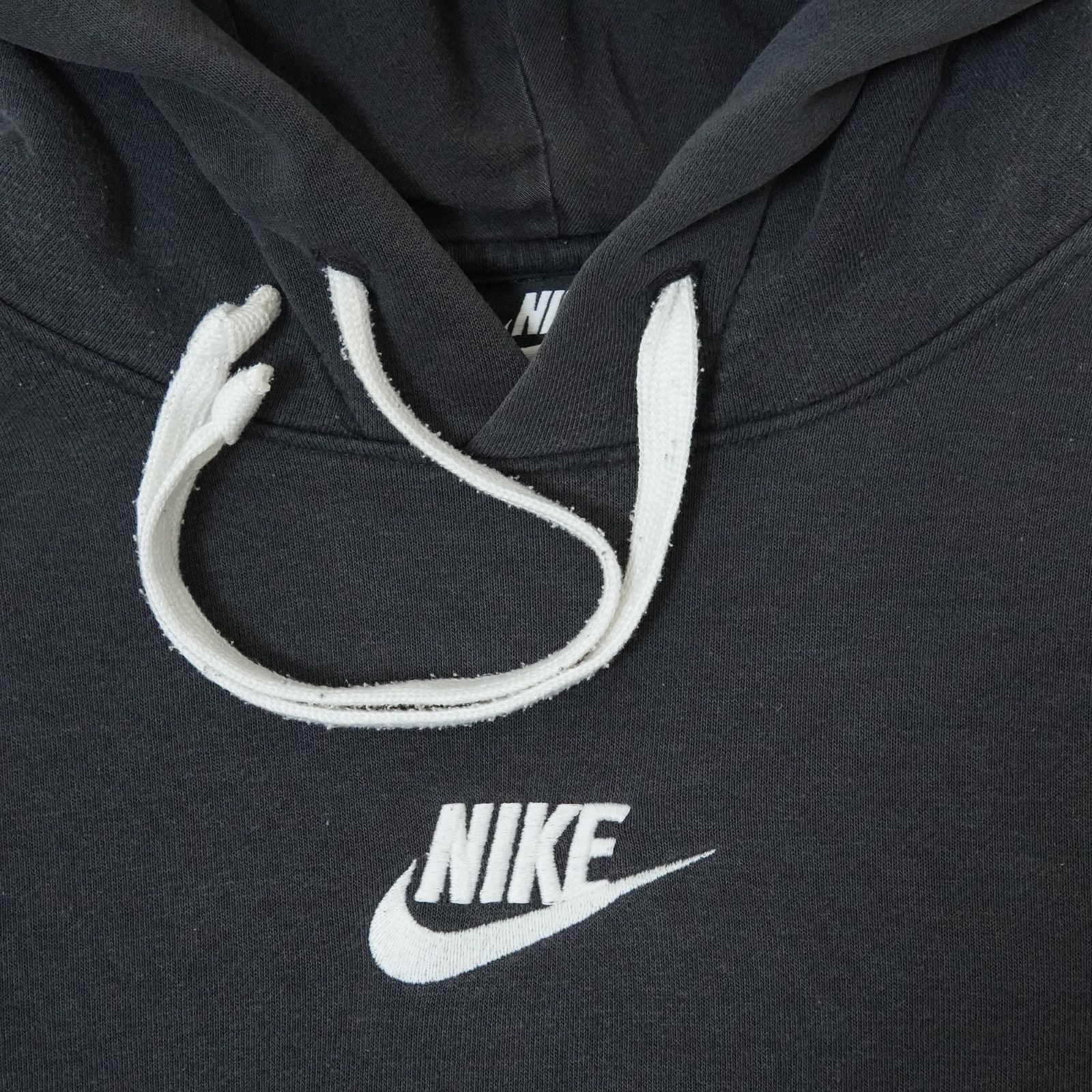 ナイキ NIKE センタースウッシュ パーカー L ブラック ソロスウッシュ