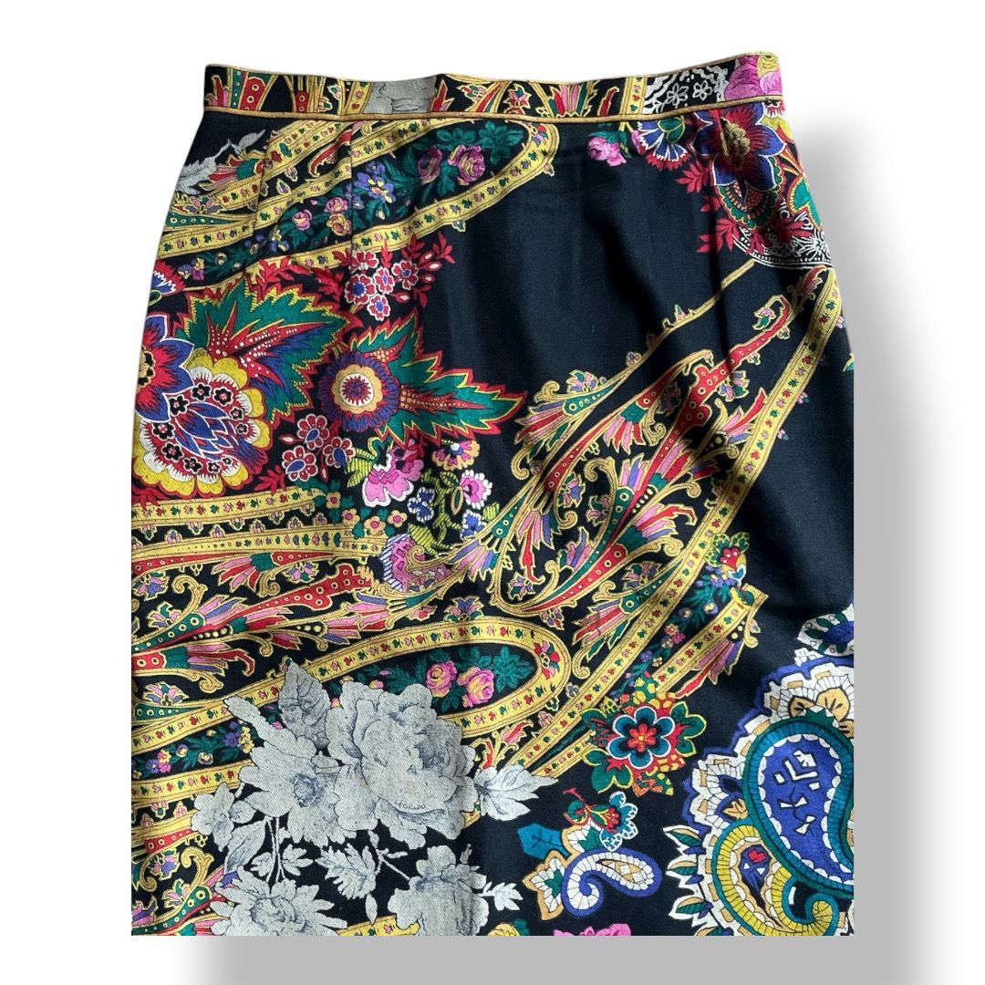 LEONARD FASHION(レオナールファッション) 花柄タイトスカート マルチ