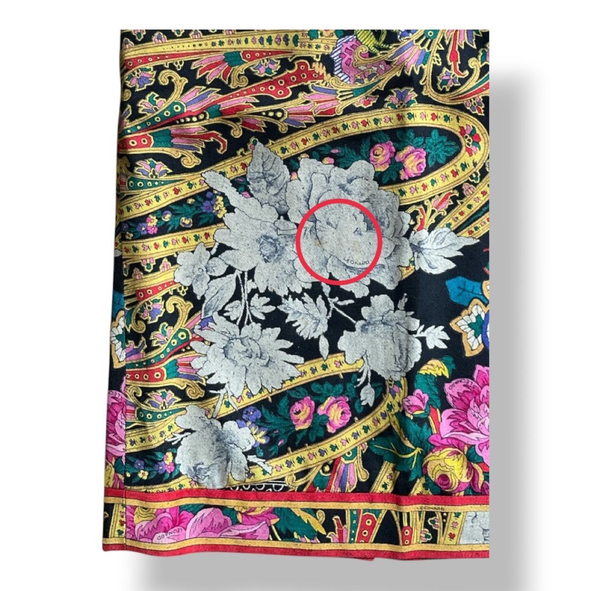 LEONARD FASHION(レオナールファッション) 花柄タイトスカート マルチ