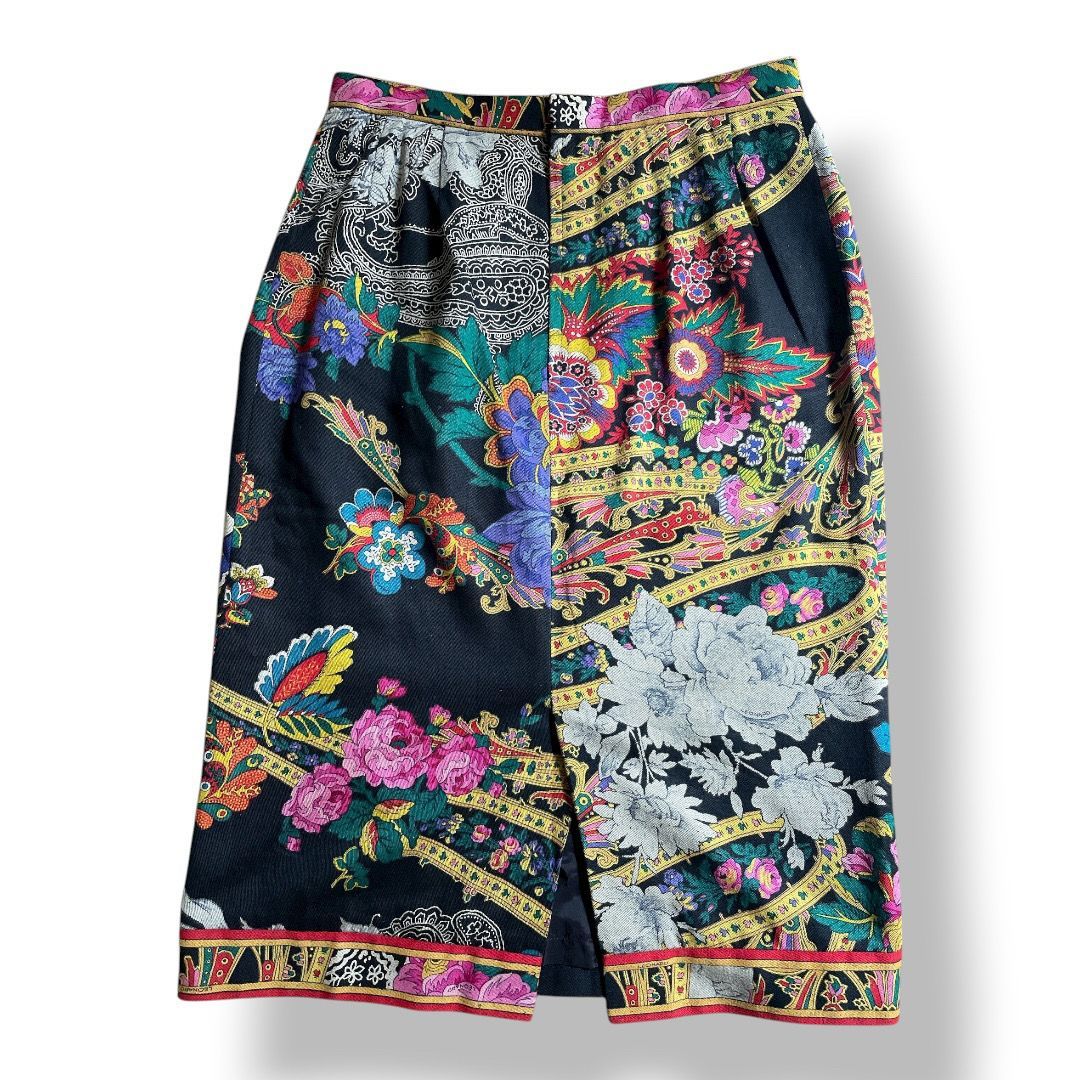 LEONARD FASHION(レオナールファッション) 花柄タイトスカート マルチ