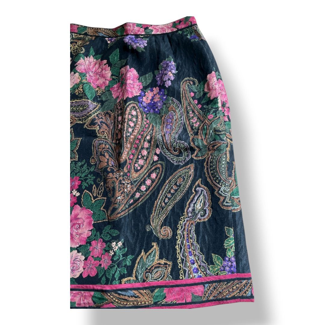 LEONARD FASHION(レオナールファッション) 花柄タイトスカート マルチ