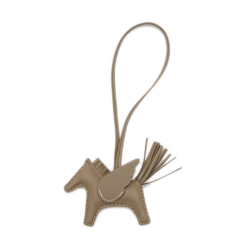 エルメス ロデオ ペガサスPM バッグチャーム エトゥープ K刻印