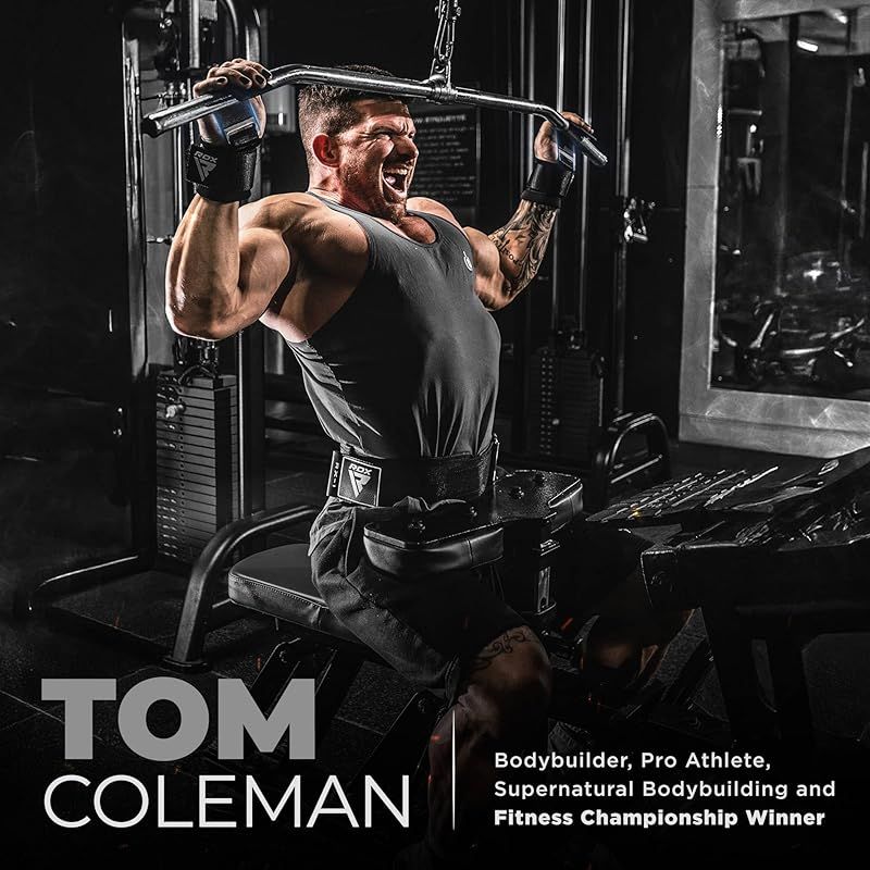 ☆彡RDXウエイトリフティングフックストラップネオプレンパッド付き