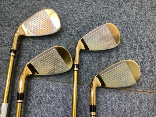 カタナゴルフ VOLTiO III G SERIES Hi ゴールド 4 S アイアンセット IR Tour AD VS 5 フレックスR メンズ 男性用 右利き 右用 Cランク ゴルフクラブ