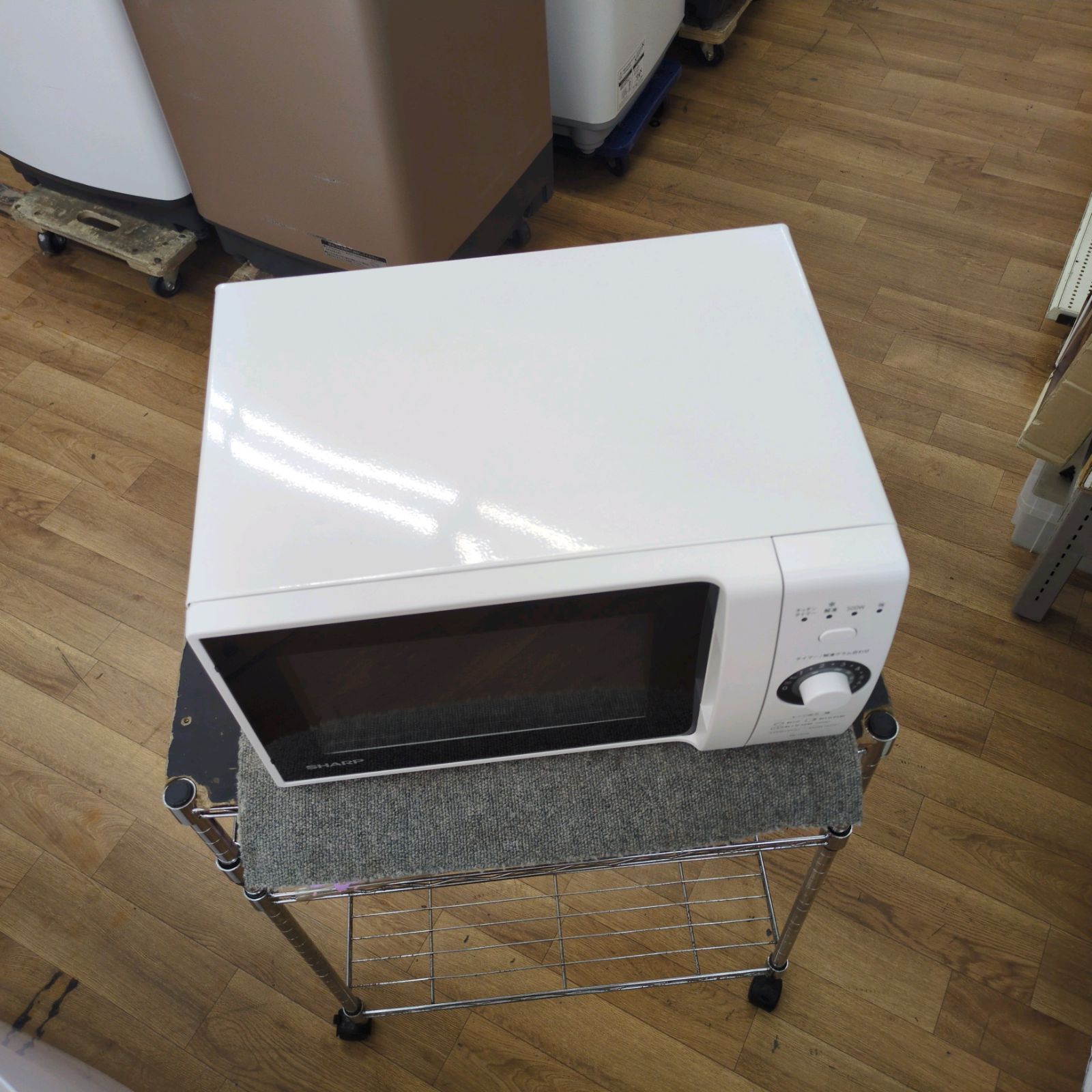  J 053 比較的キレイ 製 SHARP 電子レンジ RE TM 18 W 単機能電子レンジ 電子レンジ オーブン