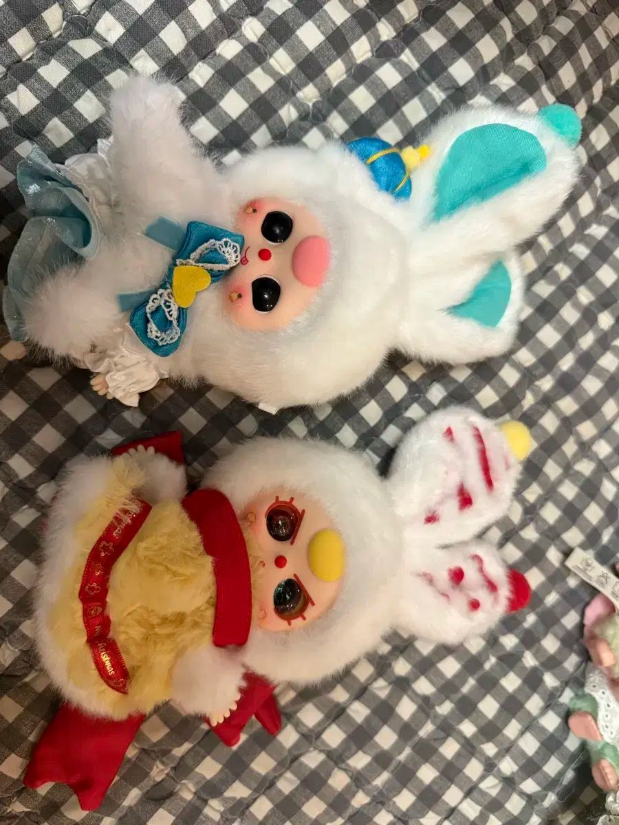 ベイビー쓰리 マカロン ぬいぐるみ キーホルダー