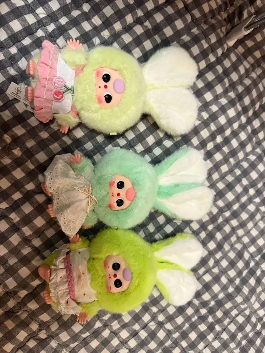 ベイビー쓰리 マカロン ぬいぐるみ キーホルダー