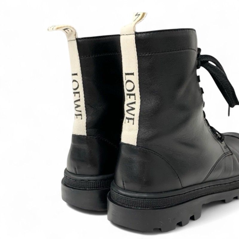 ロエベ LOEWE ブーツ ショートブーツ 靴 シューズ レザー ブラック 黒