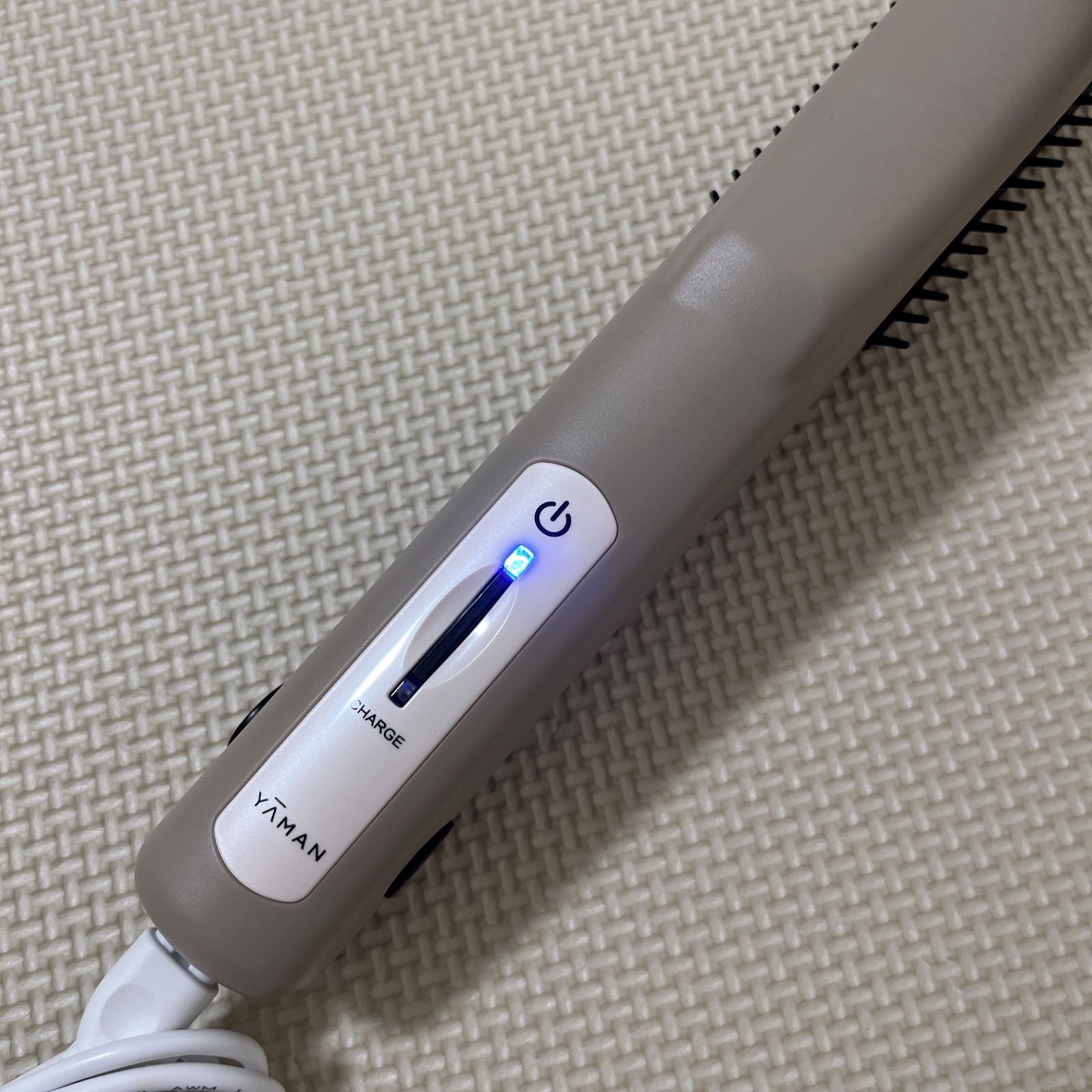 YA-MAN ヤーマン 超音波トリートメント グレージュ HC-21G Amazon.co.jp: ヤーマン トリートメントアイロン シャインプロ HC21G