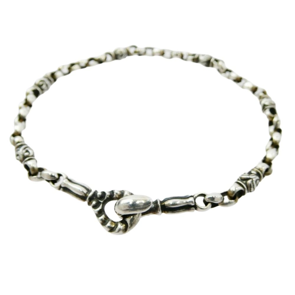 LONE ONES ロンワンズ MFNH-0007L BRACELET メイティングフライト フック ミニ シルク イーグル L ギャランティ付属 ブレスレット シルバー系