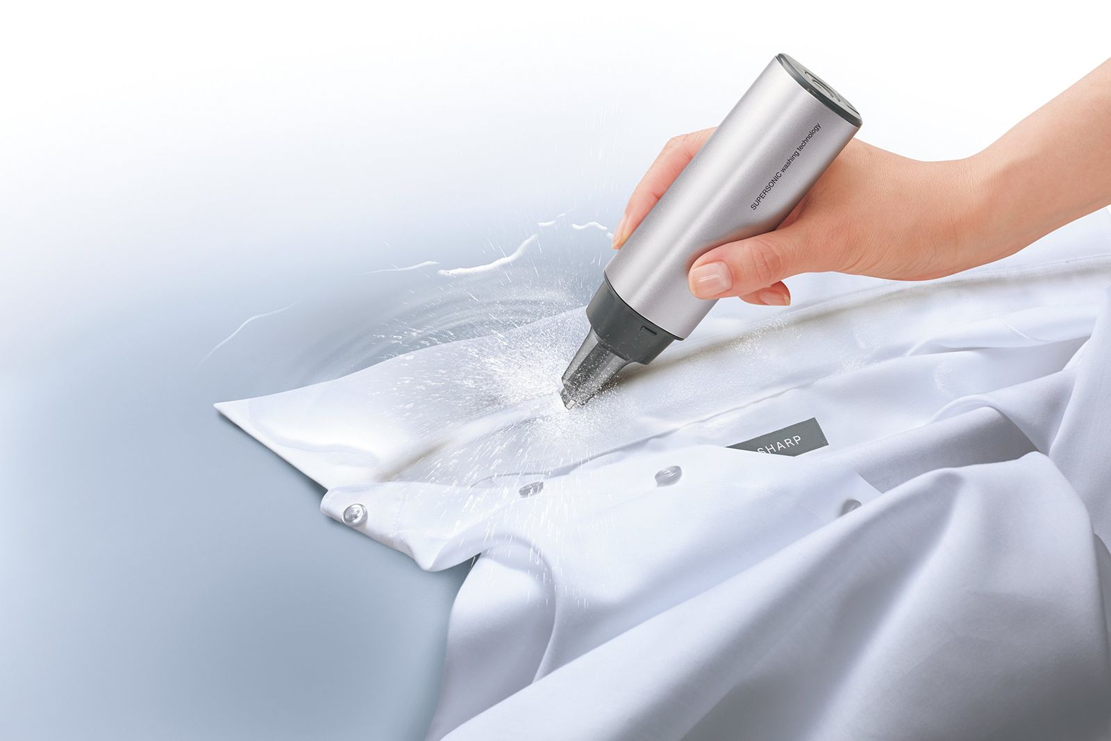 シャープ 超音波ウォッシャー シルバー UW-A1-S [シルバー系