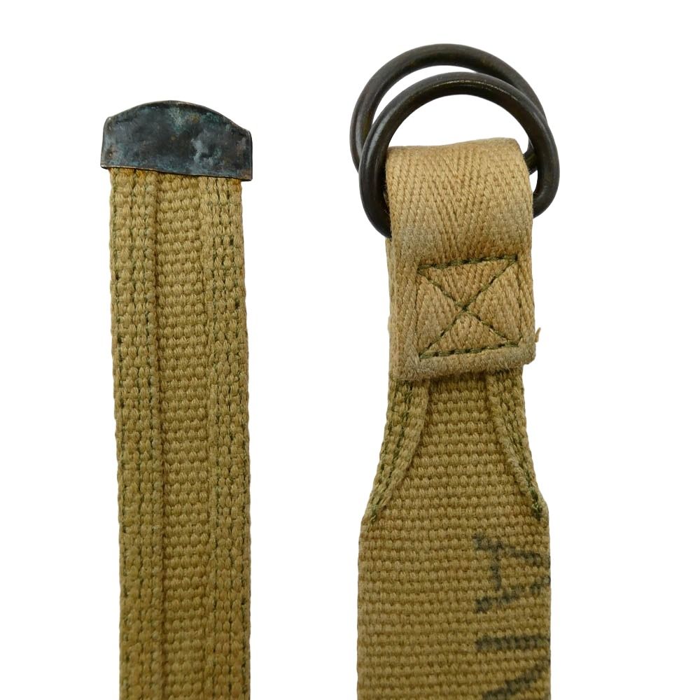 RRL ダブルアールエル ミリタリー ダブルリング ベルト ライトブラウン系 36