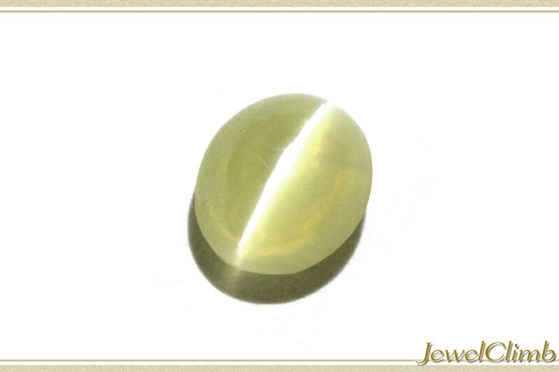 鑑別書付 透明感ある な一石クリソベリルキャッツアイ 宝石 ルース １ １３ＣＴ