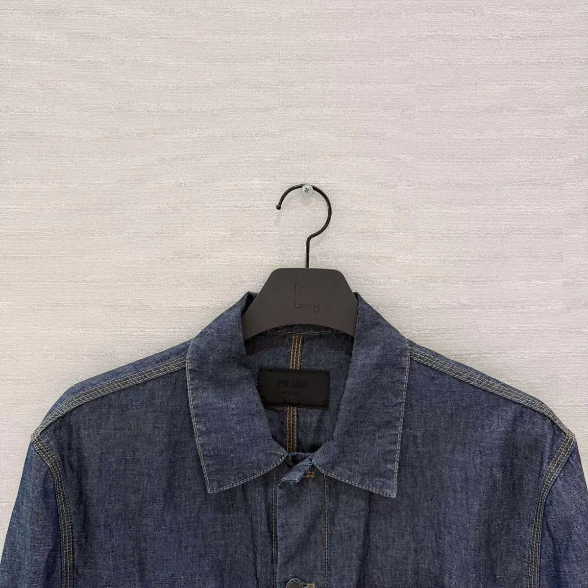 シャンブレー ブルゾン