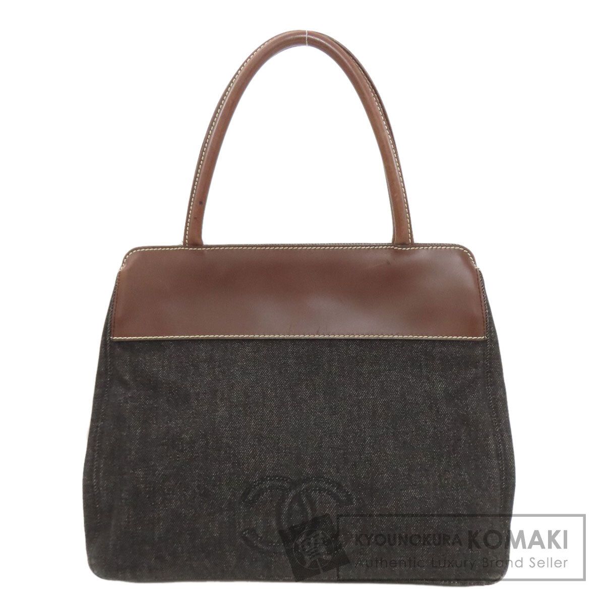 CHANEL シャネル ココマーク トートバッグ デニム レディース