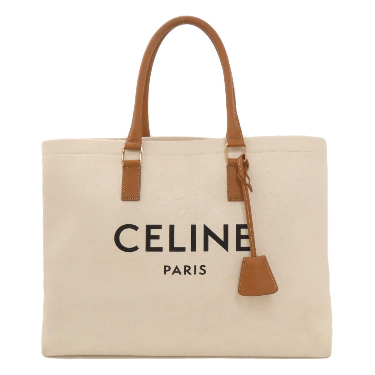 CELINE セリーヌ ホリゾンタルカバ トートバッグ キャンバス レディース